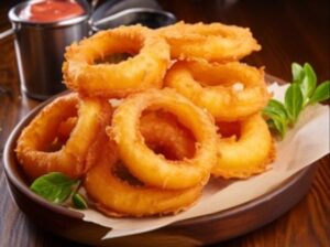 Onion Ring Pakora Recipe