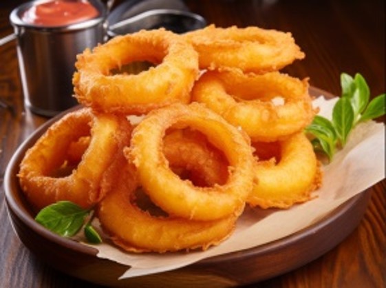 Onion Ring Pakora Recipe