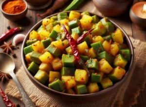 Aloo Bhindi Recipe